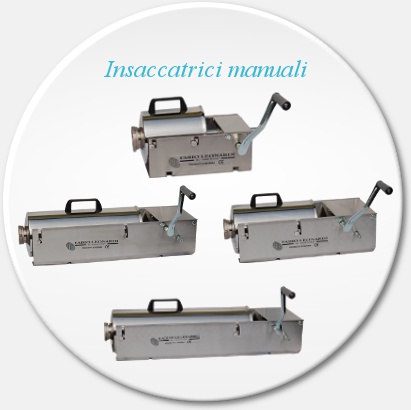 Leonardi insaccatrice per salumi kg.3 inox 1 velocita